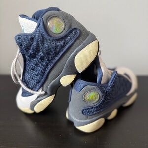 Nike Air Jordan 13 Retro Flint Navy Blue Boys Kids Sneaker 414575-404 / Size 13C